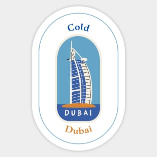 Cold UAE Sticker